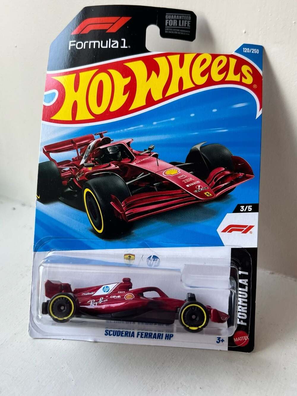 💥💥Hot Wheels Formula 1 Scuderia Ferrari HP 120/250